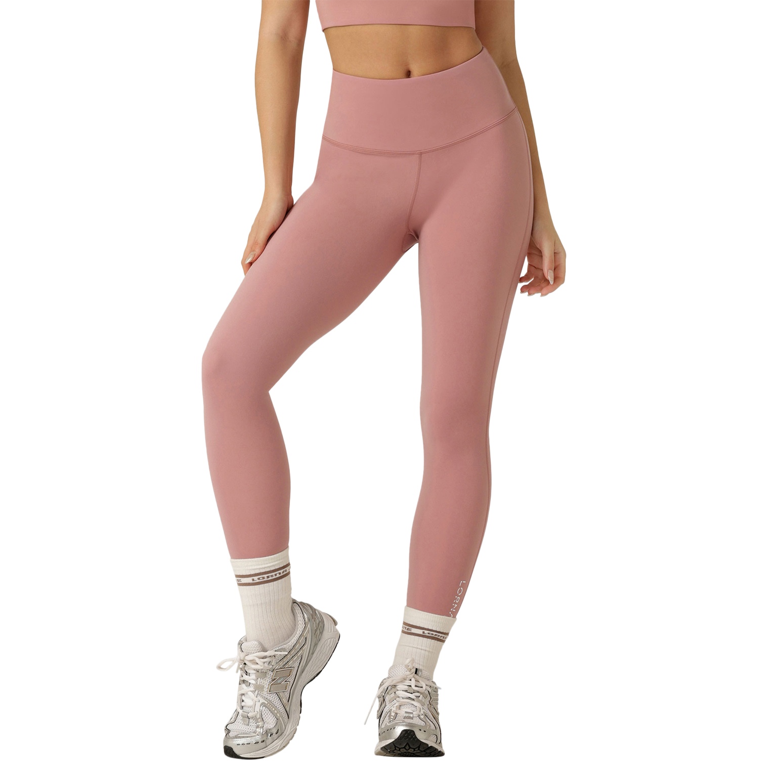 Lorna Jane Lotus No Chafe Phone Pocket Ankle Biter Leggings